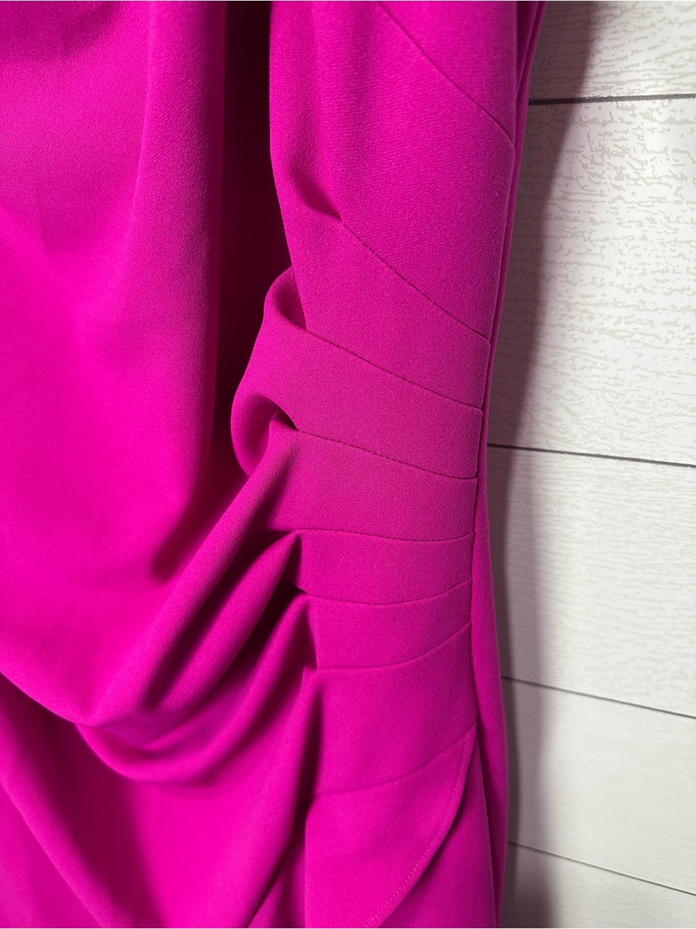 NWT Xscape Pink Ruffled Midi Dress 22W - Picture 13 of 14
